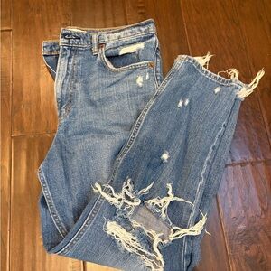 Abercrombie & Fitch High Rise Blue Jeans